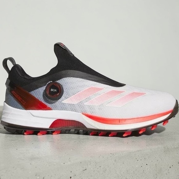 Adidas Adizero ZG BOA Spikeless Golf Shoes Waterproof Red IH9896‎ Mens Size 14 main image 5